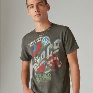 Lucky Brand Bad Company Graphic Short Sleeve Tee